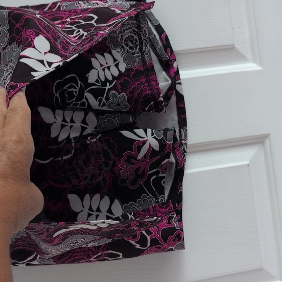 Skort, Athletic Skirt-shorts, Tennis Skirt Pickleball Athliesure Black Purple - Picture 5 of 14